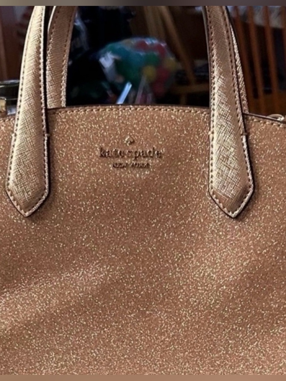 kate spade Rose Gold Glitter Dome
Satchel Bag